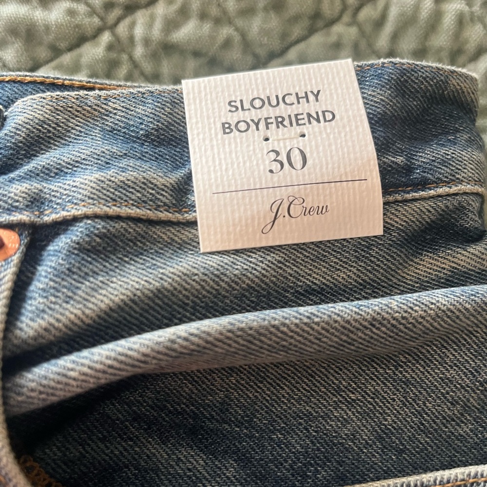 J. Crew Slouchy Boyfriend Jeans - Blue